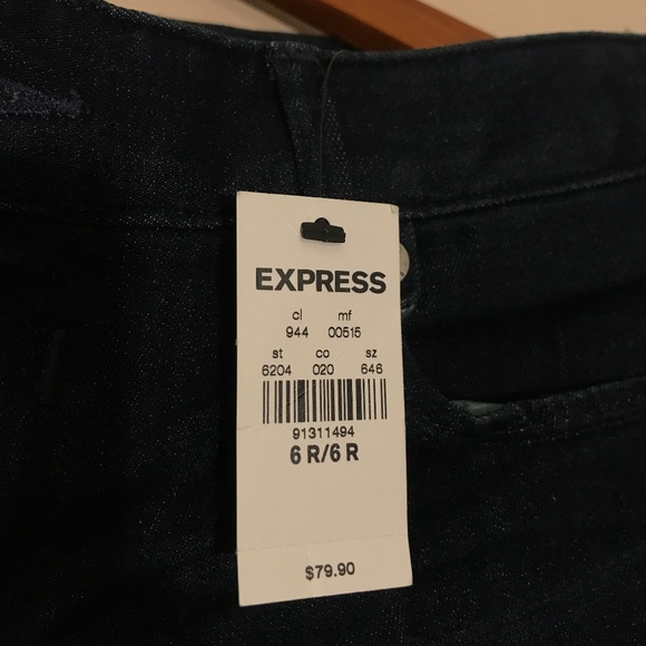 Express NWT Stella Low Rise Jean Legging Dark Wash - Picture 7 of 7